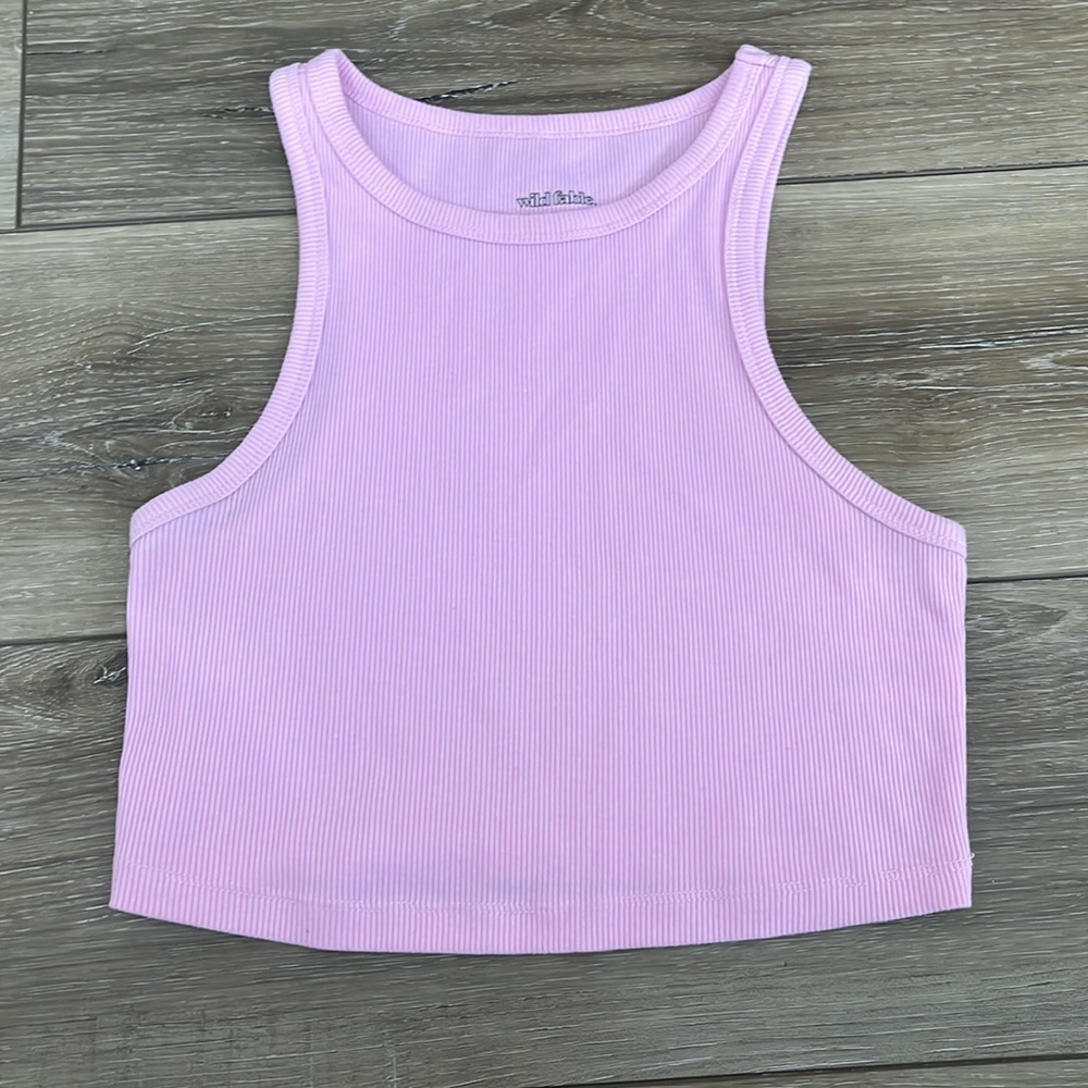 Purple/pink target tank top